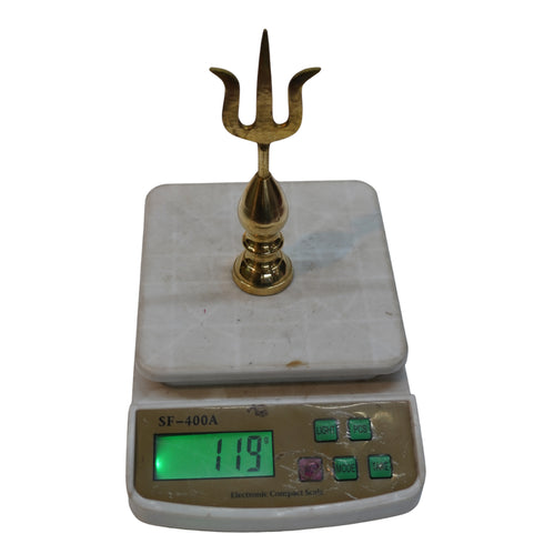 Brass Trishul Kalasam 238g Set of 2