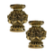 Brass Ashtalakshmi Face Kalash (Pack of 2) 2114g