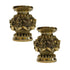 Brass Ashtalakshmi Face Kalash (Pack of 2) 2114g