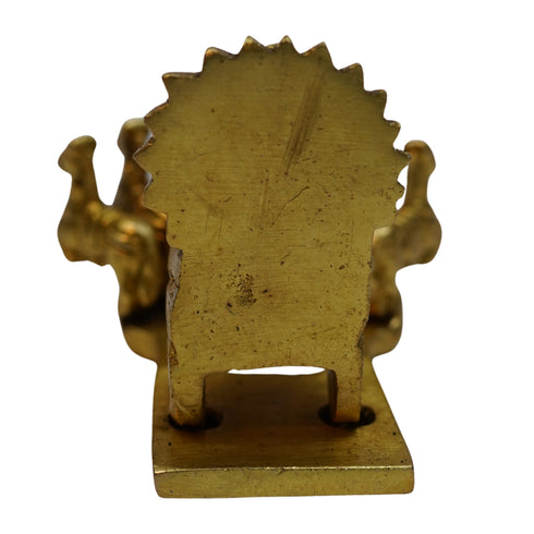 Brass Surya Rath with Seven Horses 426g Set of 1