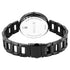Titan Workwear Quartz Analog Black Dial Black Stainless Steel Strap Watch for Women