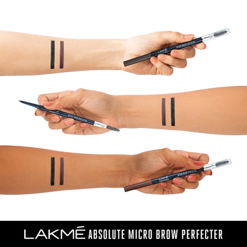 Lakme Absolute Micro Brow Perfecter Charcoal 0.14G