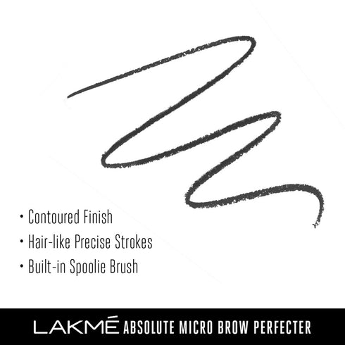 Lakme Absolute Micro Brow Perfecter | Charcoal