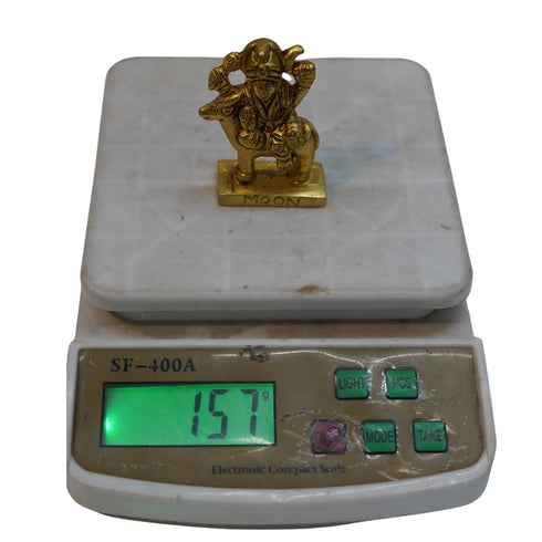 Moon God Chandra Brass Idol 157g Set of 1