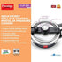 Prestige Clip-on Svachh Hard Anodised Spillage Control Pressure Cooker 5 L Black