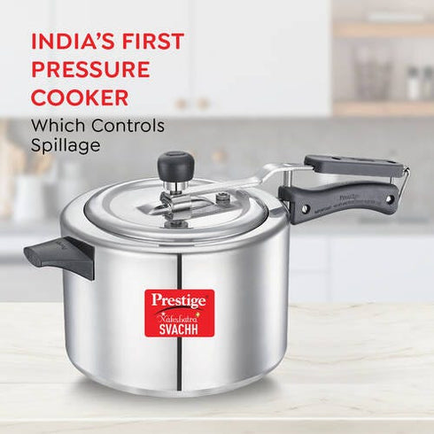 Prestige Svachh Nakshatra Plus 3 L 2 L Inner Lid Induction Bottom Pressure Cooker