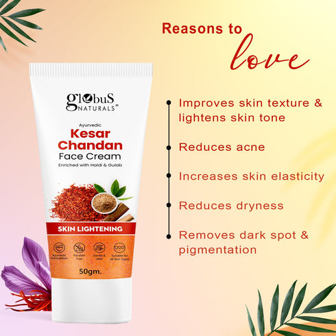 Globus Naturals Daily Glow Kesar Chandan Face Cream
