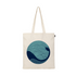 Ecoright SIMPLE TOTE BAG - WHALE DOODLE- NATURAL