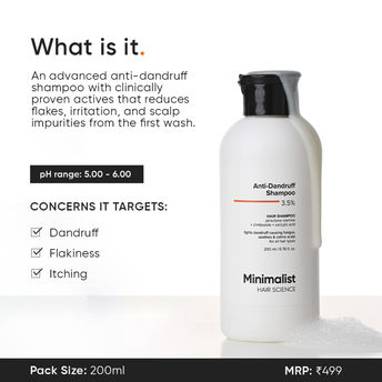 Minimalist Anti-Dandruff Shampoo