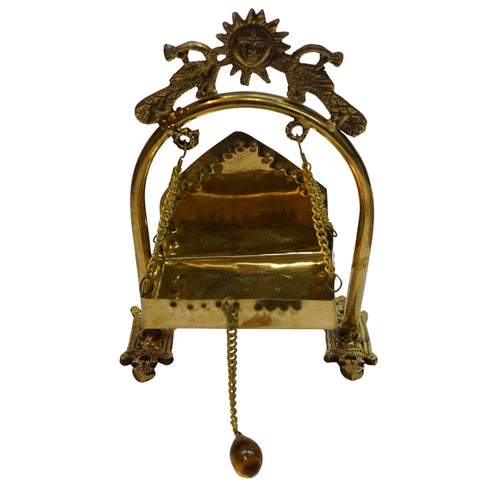 Brass Peacock Design Jhula 298g Set of 1