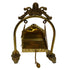 Decorative Brass Peacock Jhula 344g Set of 1