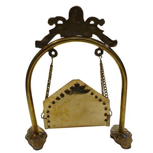 Decorative Brass Peacock Jhula 344g Set of 1