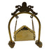 Decorative Brass Peacock Jhula 344g Set of 1