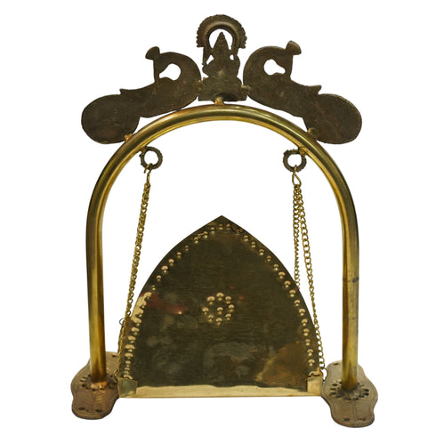 Traditional Brass Peacock Jhula 1050g Set of 1
