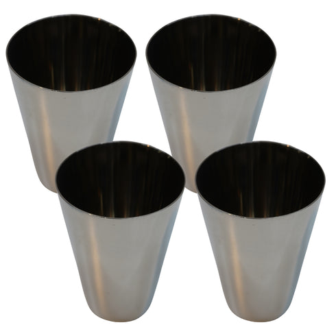 Stainless Steel Water Glass 548g Set of 4