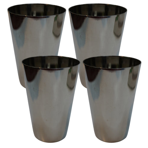 Stainless Steel Water Glass 548g Set of 4