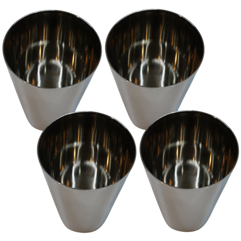 Stainless Steel Water Glass 548g Set of 4