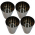 Stainless Steel Water Glass 548g Set of 4