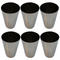 Stainless Steel Water Glass 822g Set of 6