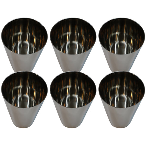 Stainless Steel Water Glass 822g Set of 6