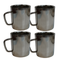 Steel Drinking Tumbler Cup 548g Set of 4