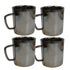 Steel Drinking Tumbler Cup 548g Set of 4