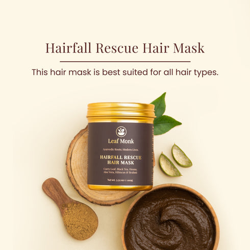 Leaf Monk Hair Fall Rescue Hair Mask