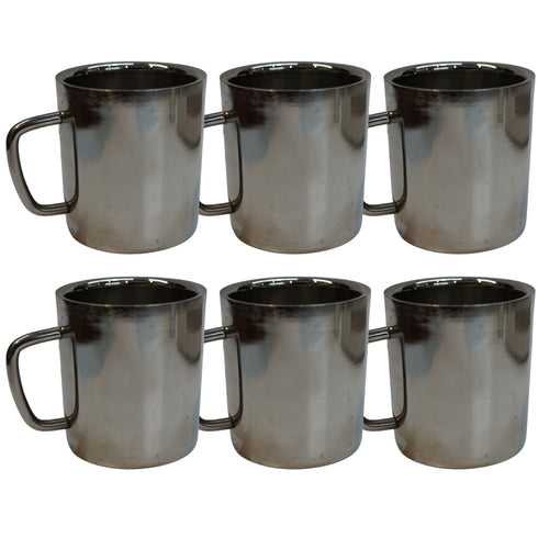 Steel Drinking Tumbler Cup 822g Set of 6