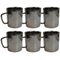 Steel Drinking Tumbler Cup 822g Set of 6