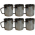 Steel Drinking Tumbler Cup 822g Set of 6