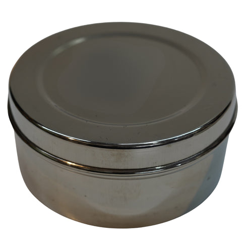 Stainless Steel Round Box 203g Set of 1