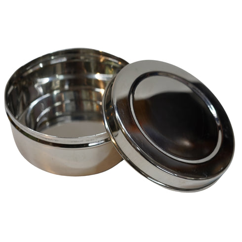 Stainless Steel Round Box 203g Set of 1