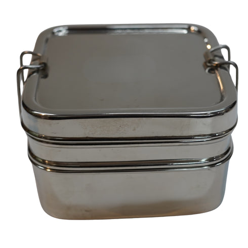 Stainless Steel Squre Box 403g Set of 1