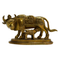 Brass Cow with Calf Idol 1646g
