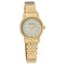 Titan Quartz Analog White Dial Golden Metal Strap Watch For Women