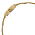 Titan Quartz Analog Champagne Dial Golden Stainless Steel