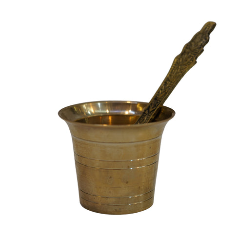Brass Panchapatra Set 53g (Pack of 2)