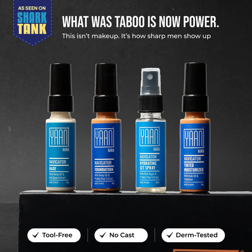 Yaan Man Navigator Range | Indias First Mens Makeup Kit