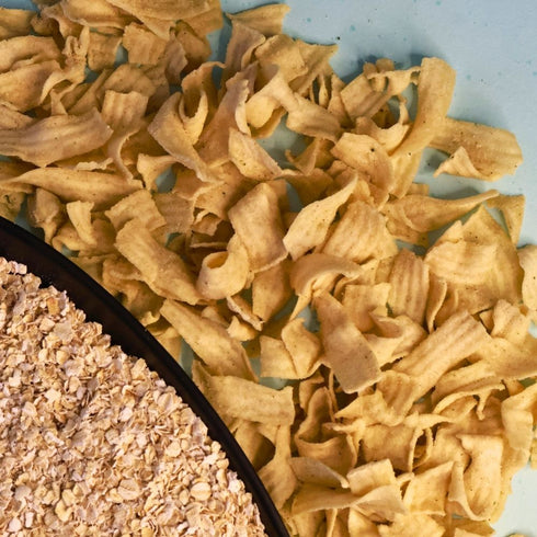 Healthy Master Baked Oats Chips |Cream and Onion