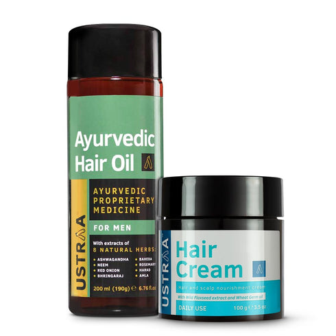 USTRAA Ayurvedic Hair Oil & Hair Cream