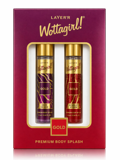 Layer'r Wottagirl Gold Body Splash Combo