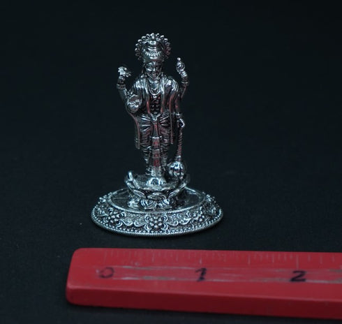 Pure Silver Antique Satya Narayana Swamy 26.43g By Mahita Collections