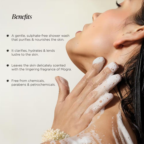 Forest Essentials Silkening Shower Wash |Mogra