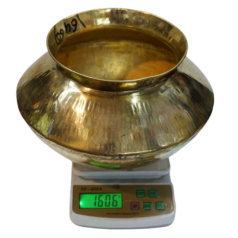 Traditional Bronze Cooking Handi 1606g Set of 1