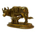 Brass Cow with Calf Idol 1646g