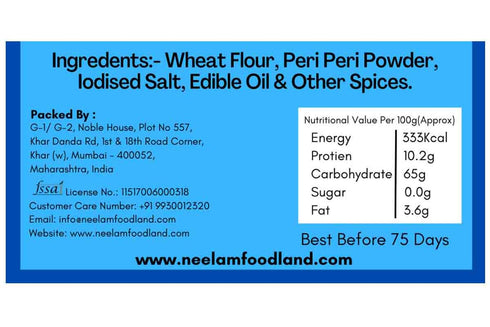 Neelam Foodland Thin Coin Peri Peri Khakhra