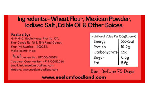 Neelam Foodland Thin Coin Mexican Khakhra