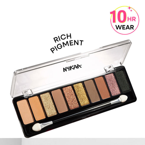 Nykaa Eyes On Me! 10-in-1 Eyeshadow Palette (12g)