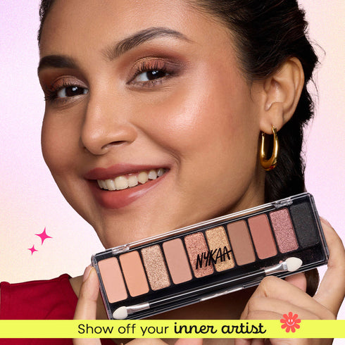 Nykaa Eyes On Me! 10-in-1 Eyeshadow Palette (12g)