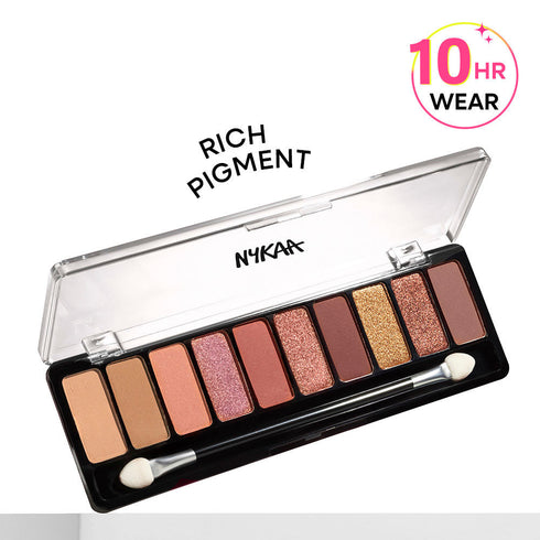 Nykaa Eyes On Me! 10-in-1 Eyeshadow Palette (12g)